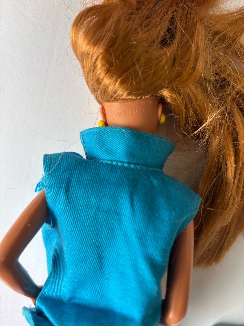 1993 Camp Midge Barbie Doll Purple Pants Blue Vest Shoes Vintage 90s - Picture 6 of 6